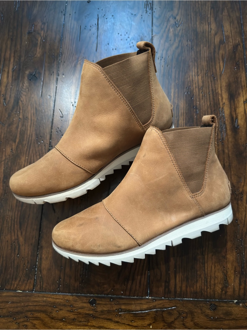 Sorel Harlow Leather Women’s Brown Boots size 9.5